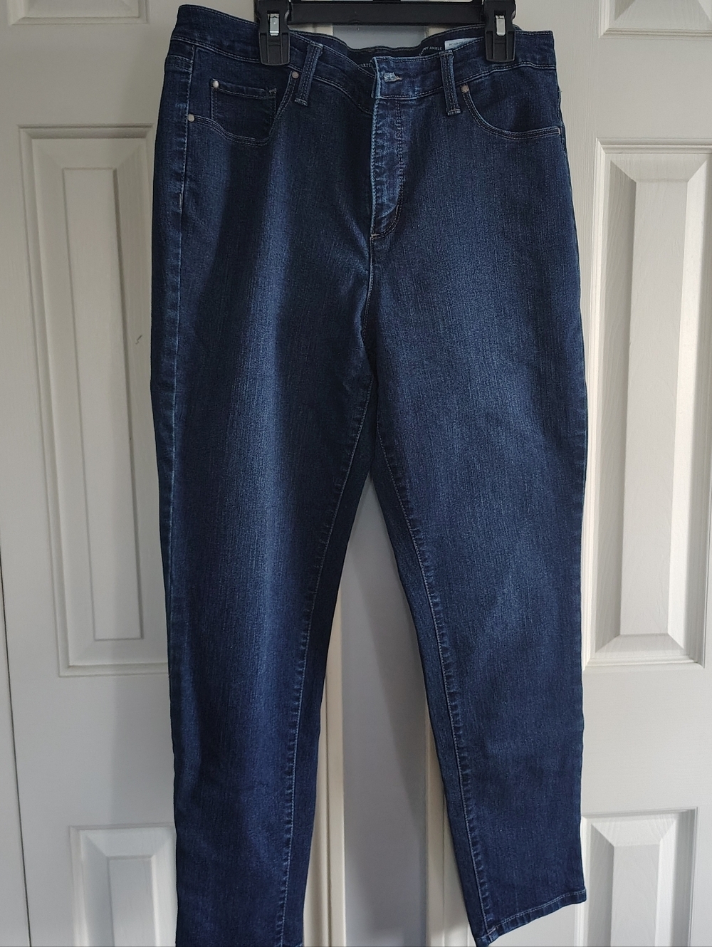 Charter Club High-Rise Dark Blue Bristol Skinny Ankle Jeans 14